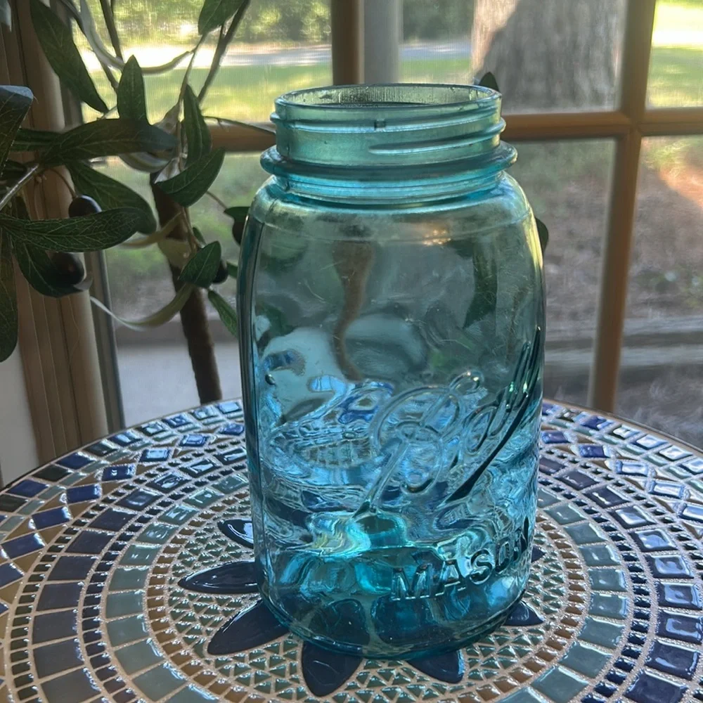 Mason blue Vintage BALL MASON